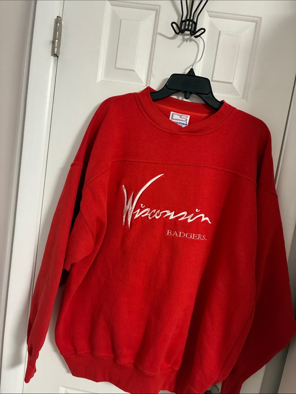 Wisconsin Badgers Red Crewneck Sweatshirt